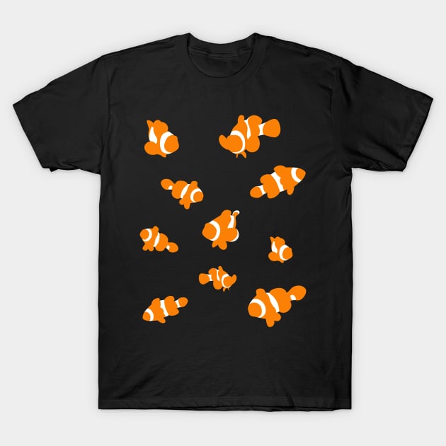 Clown Fish Aquarium T-Shirt by albertocubatas